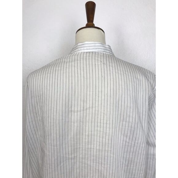 Liviana Conti Top Multicolor Striped Semi Sheer Pullover - Picture 8 of 11